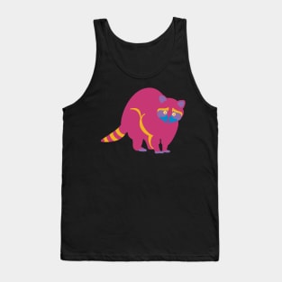 Rainbow Raccoon Tank Top